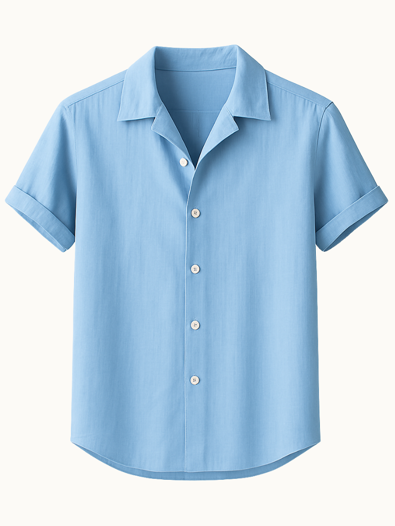 Chemise décontractée à manches courtes