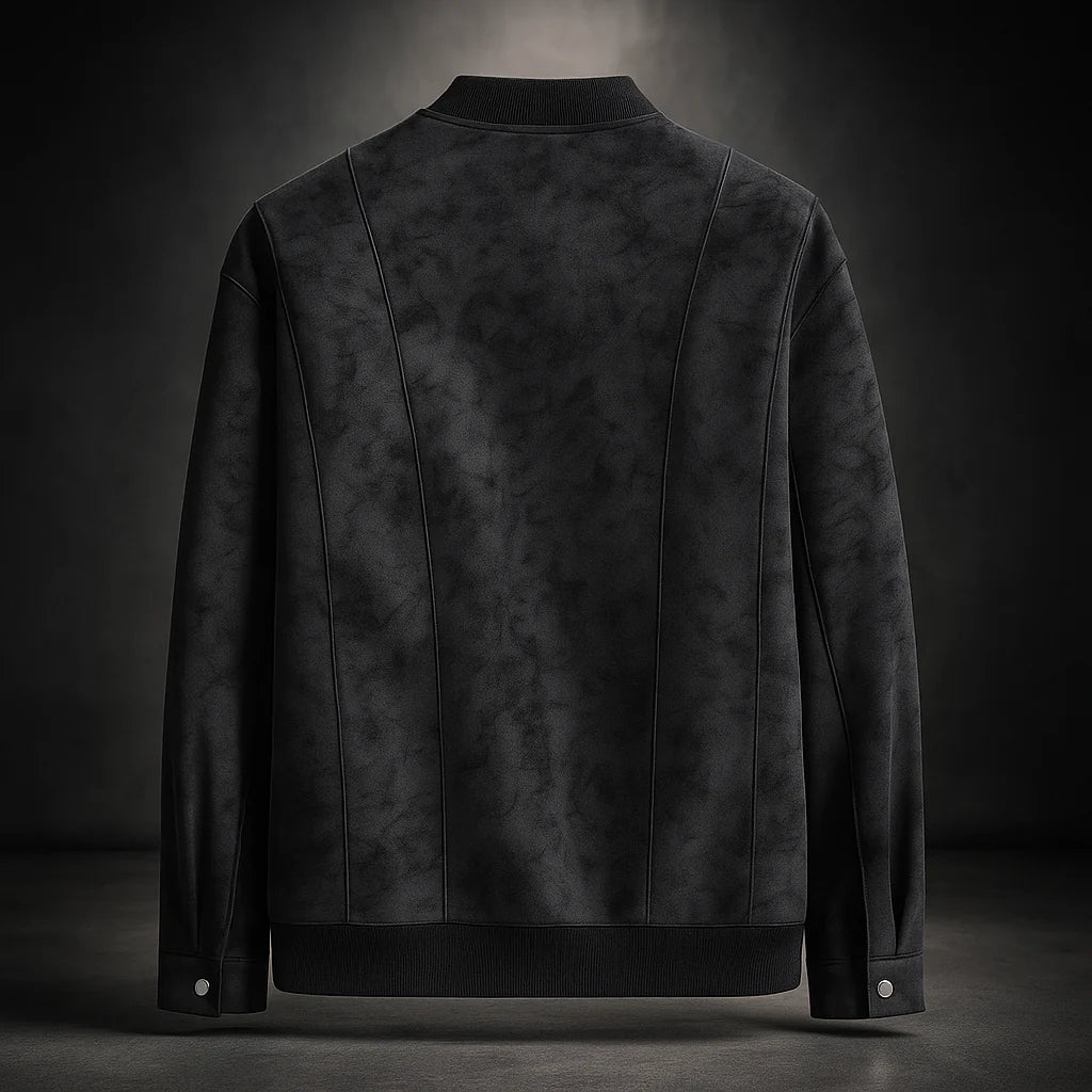 Suede Look Bomber Jacket