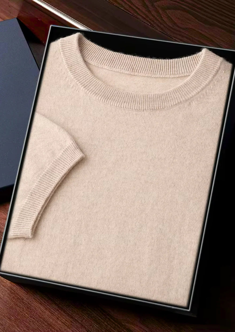 Cashmere Crewneck T-Shirt