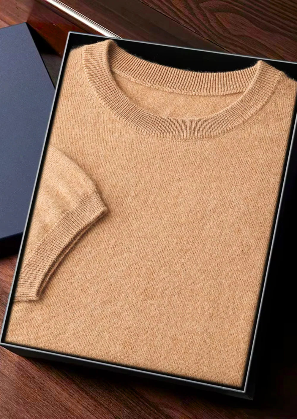 Cashmere Crewneck T-Shirt
