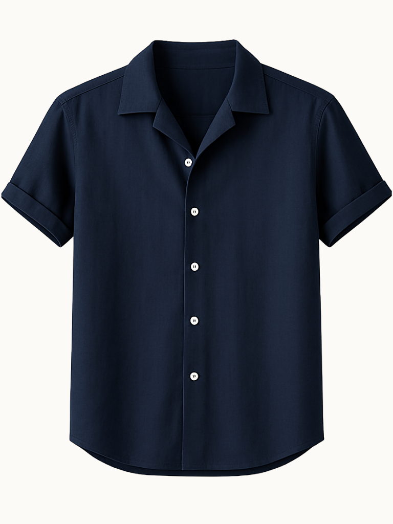 Chemise décontractée à manches courtes