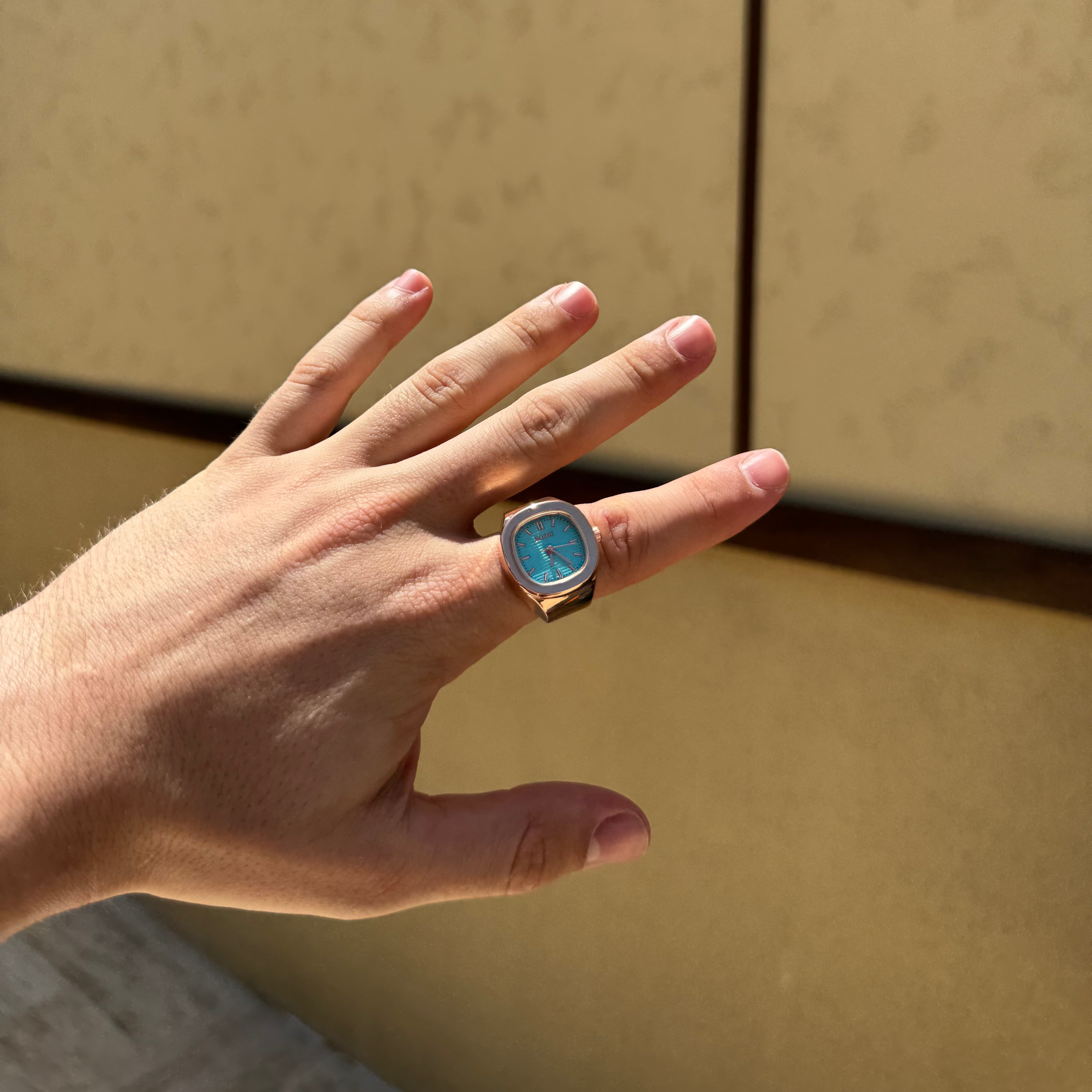 Elegant Touch Ring Watch