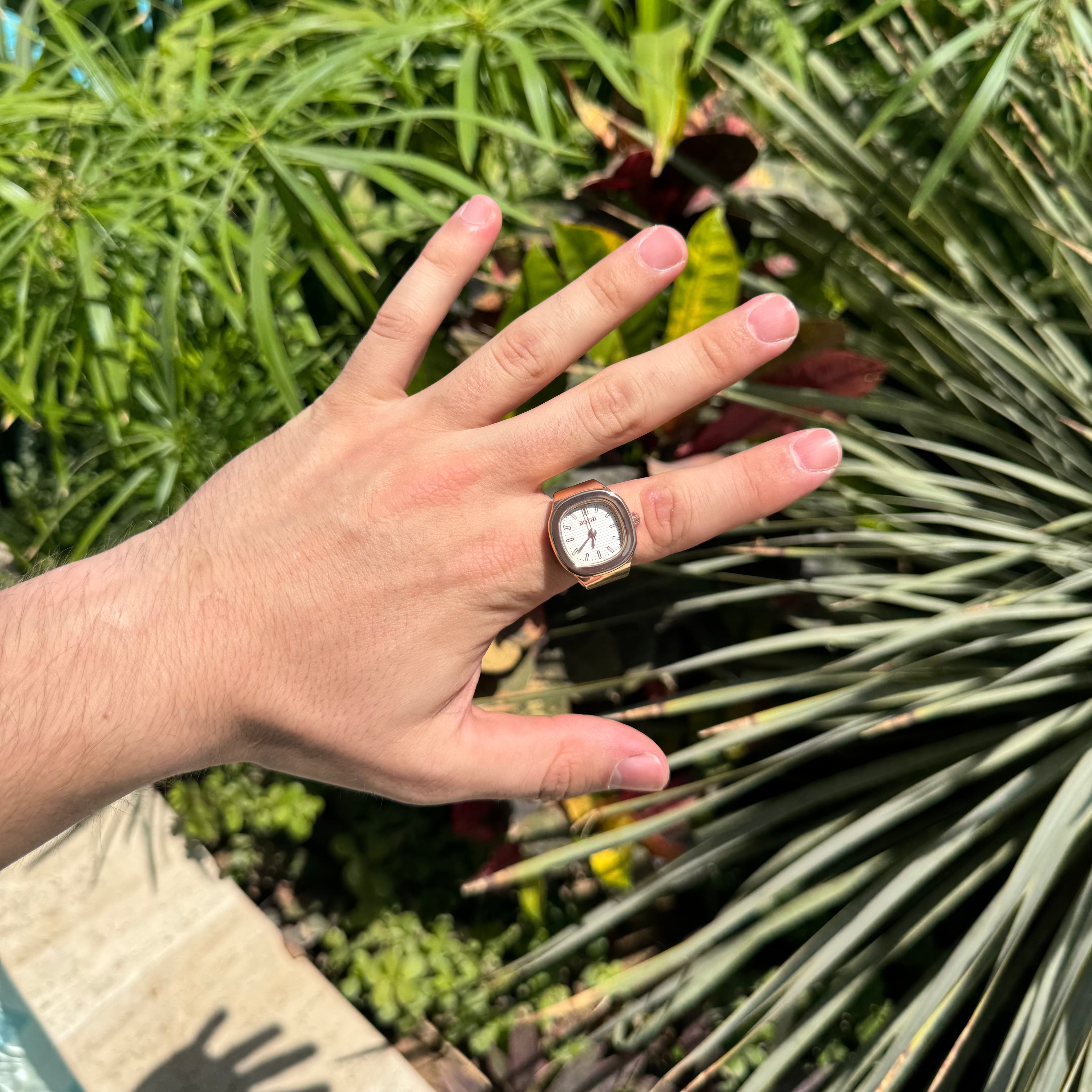 Elegant Touch Ring Watch