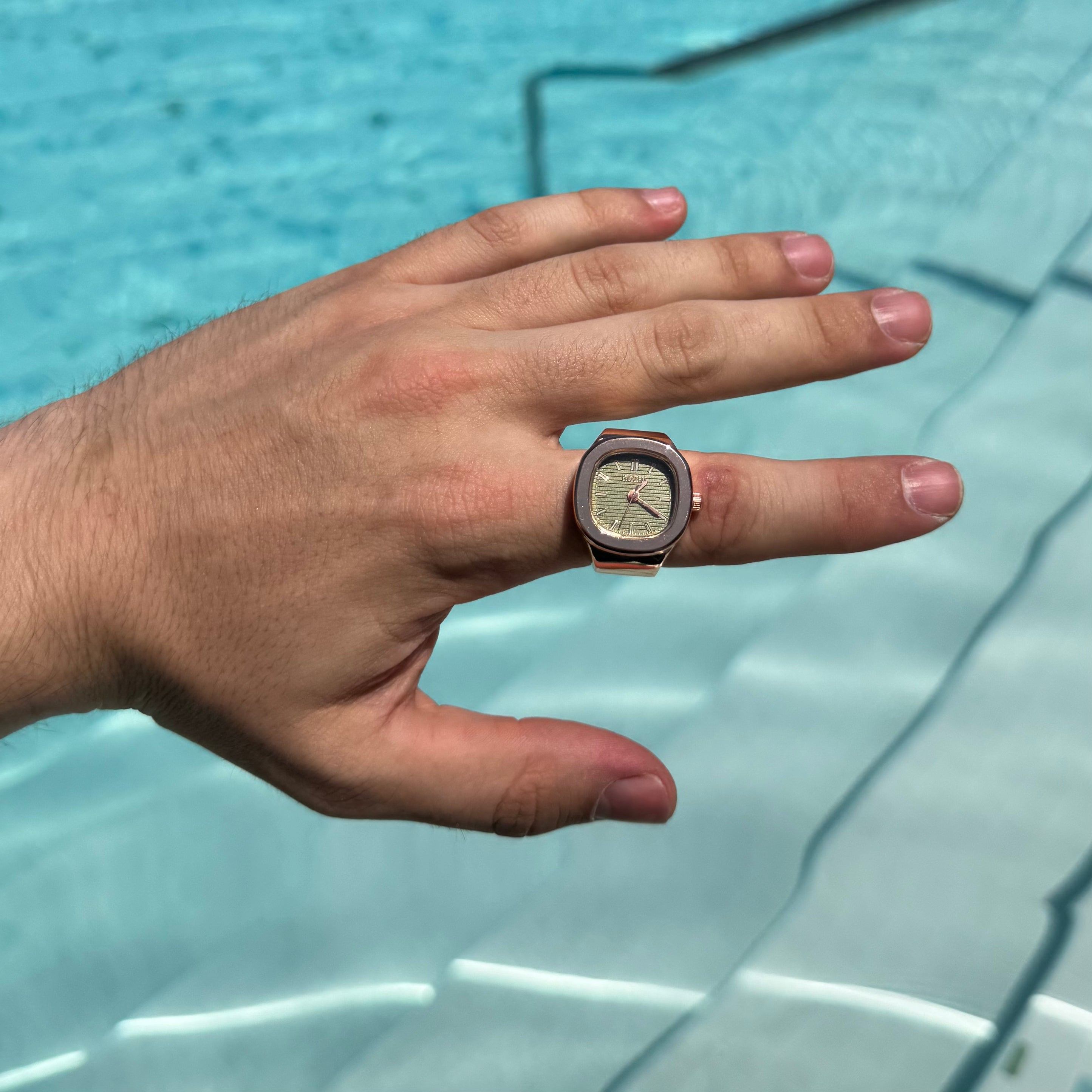 Elegant Touch Ring Watch