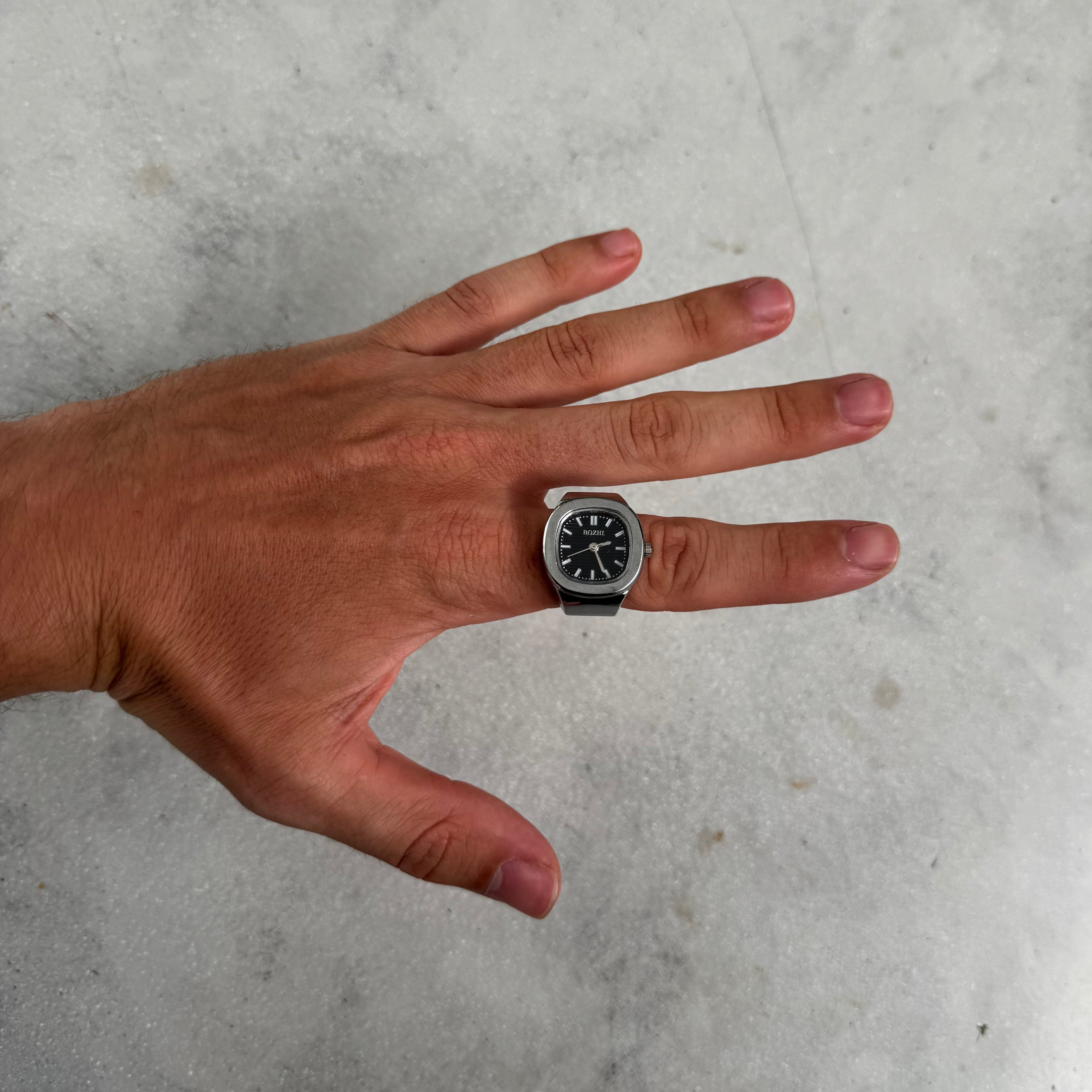 Elegant Touch Ring Watch