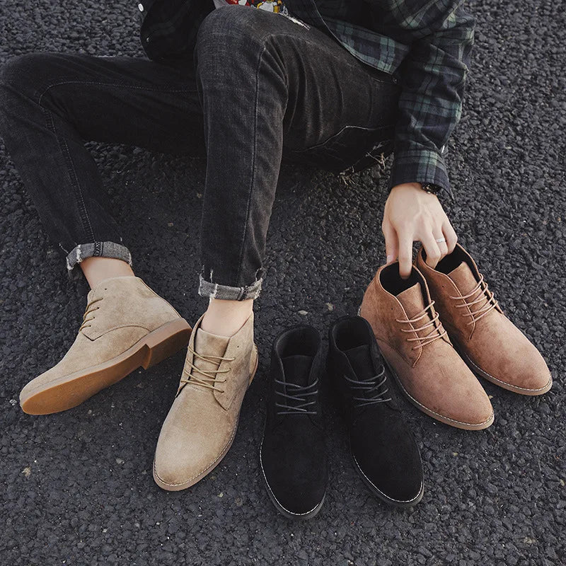 Lace-Up Boots