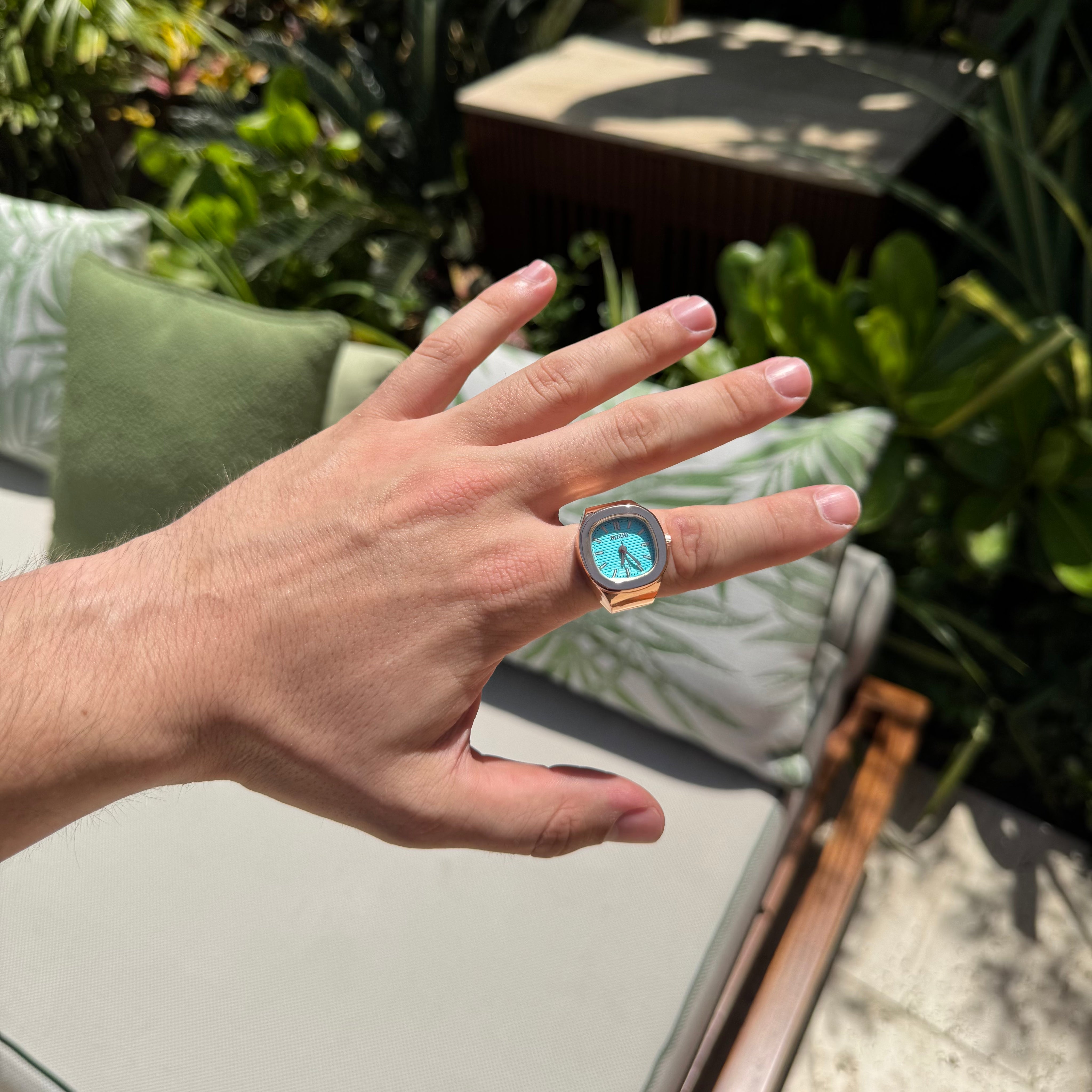 Elegant Touch Ring Watch
