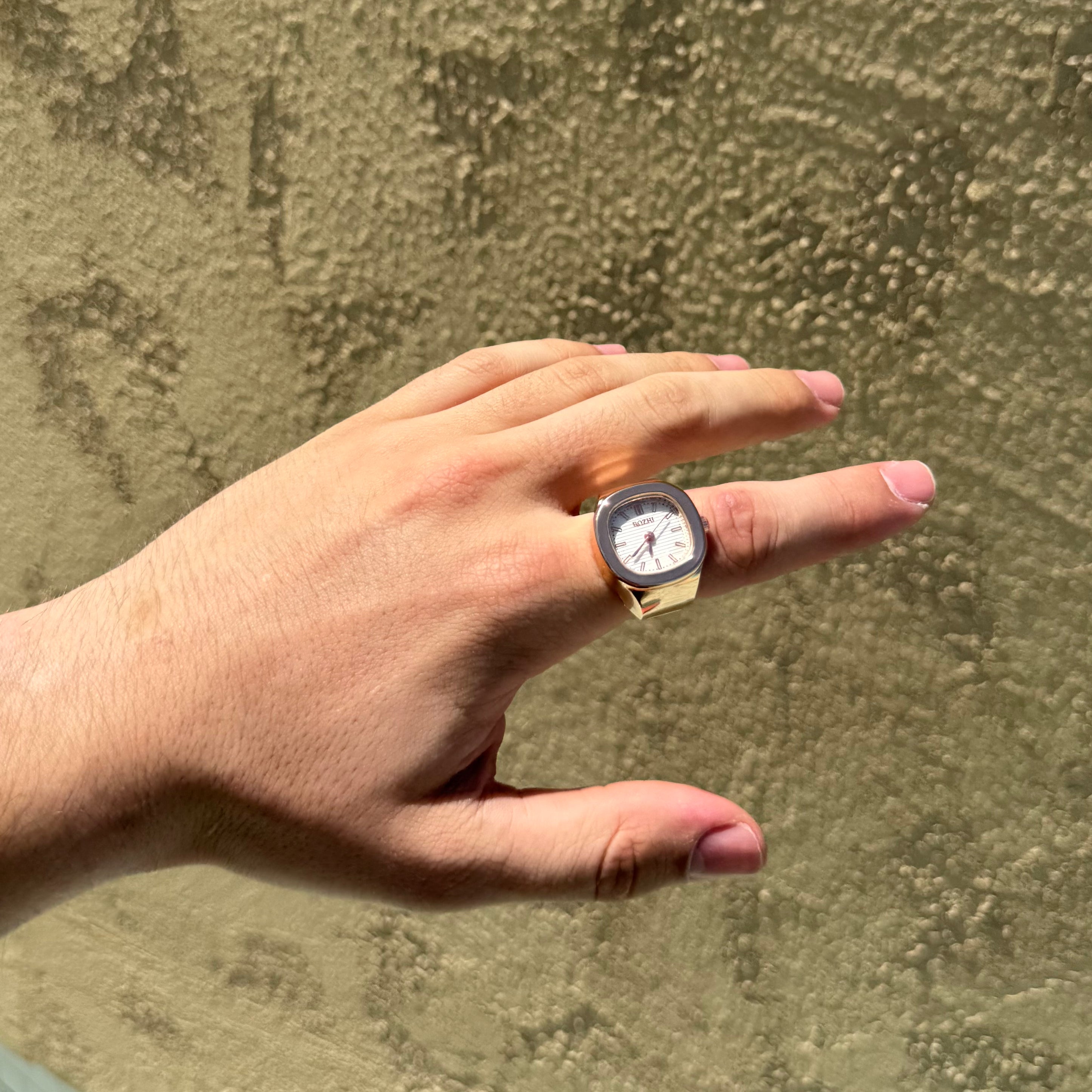 Elegant Touch Ring Watch