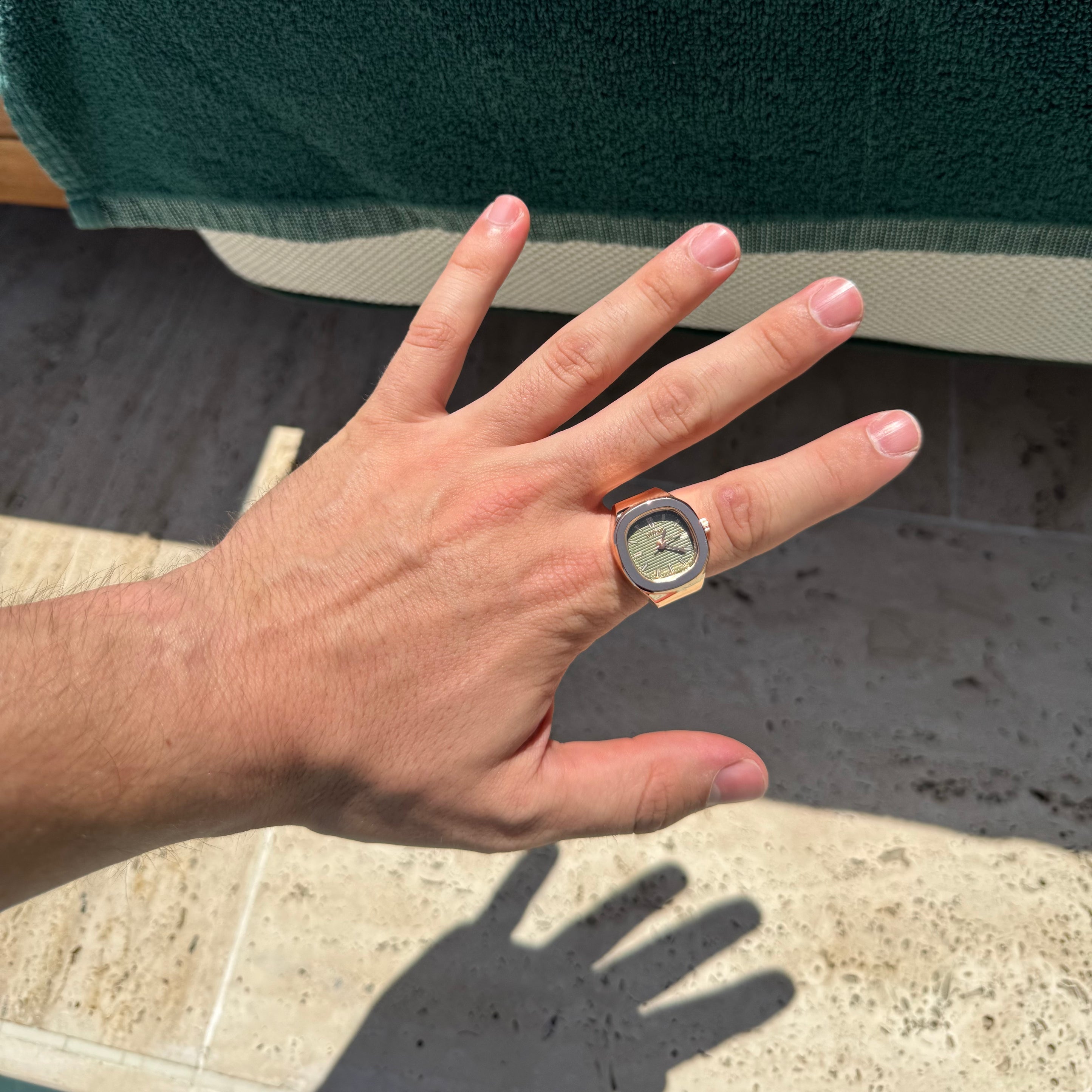 Elegant Touch Ring Watch