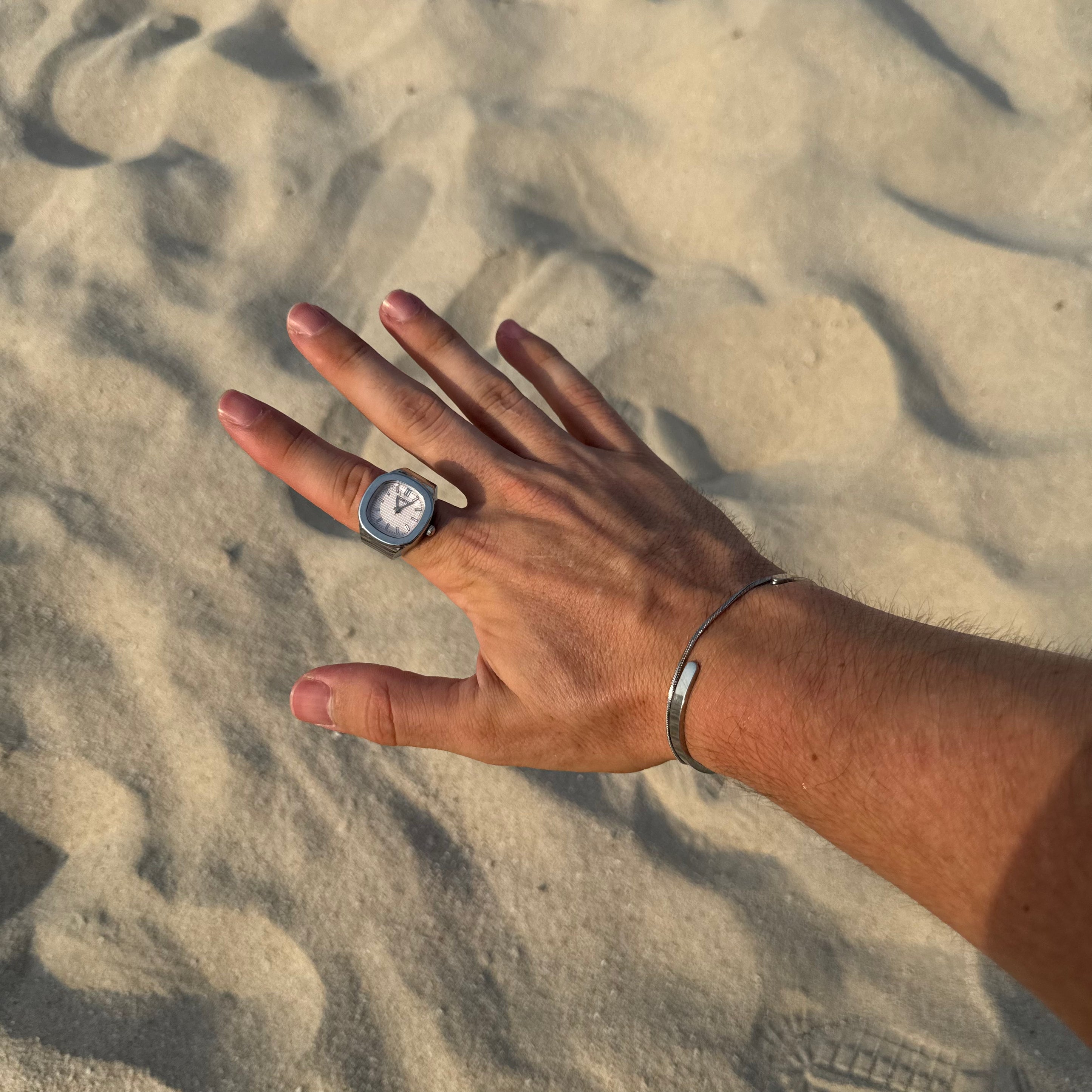 Elegant Touch Ring Watch