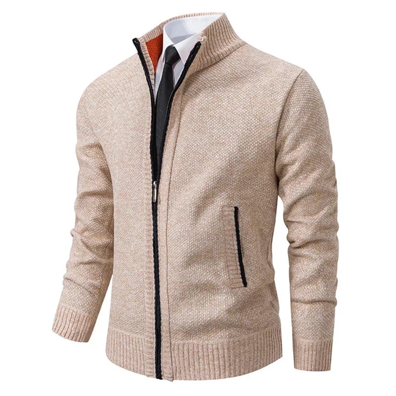 Men's Zip-Up Cardigan Sweater