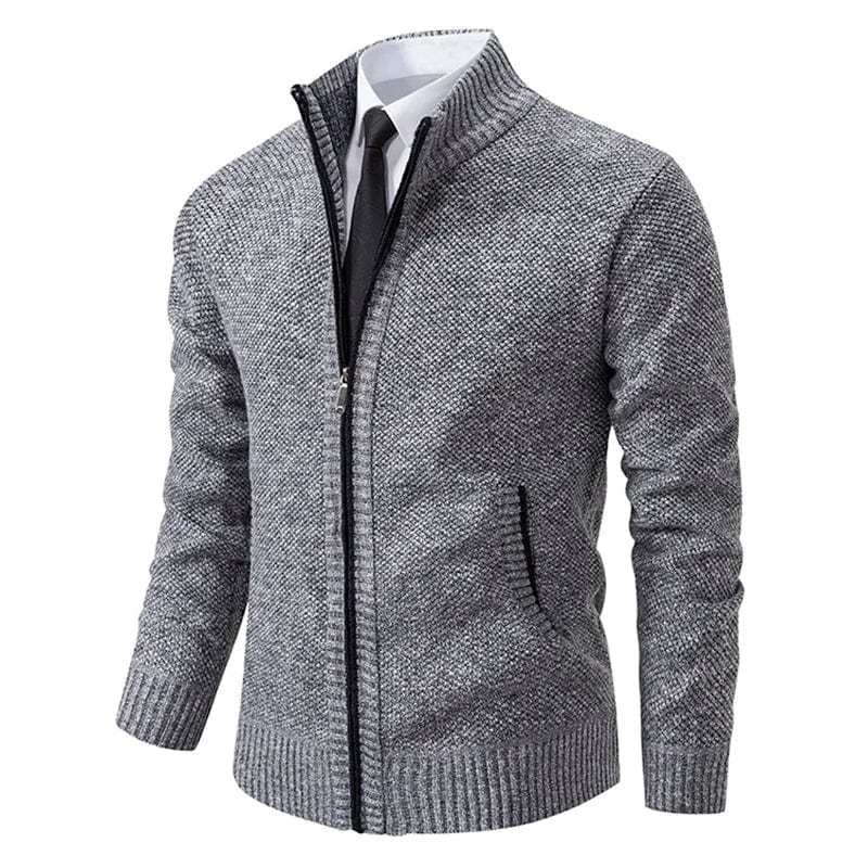 Men's Zip-Up Cardigan Sweater
