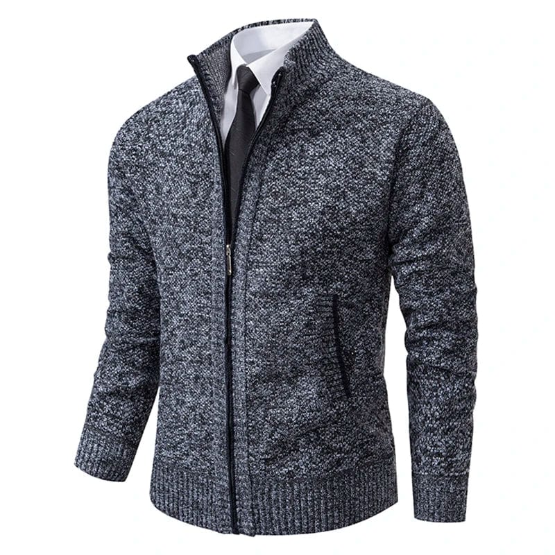 Men's Zip-Up Cardigan Sweater