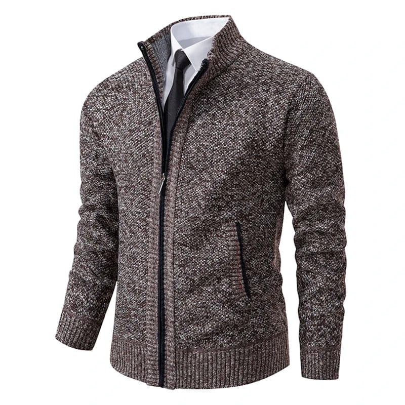Men's Zip-Up Cardigan Sweater
