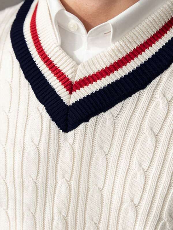 Men’s V-Neck Sweater