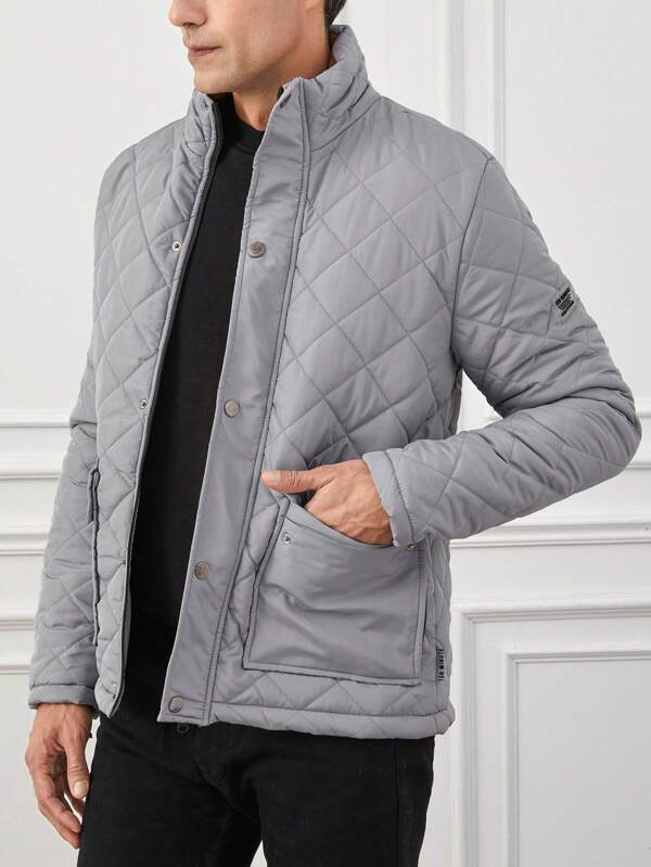 Men's Quilted Puffer Jacket