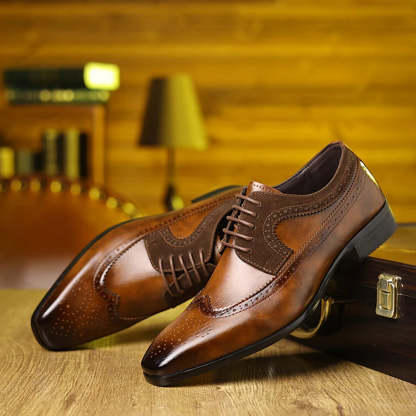 Classic Brogue Oxford Shoes