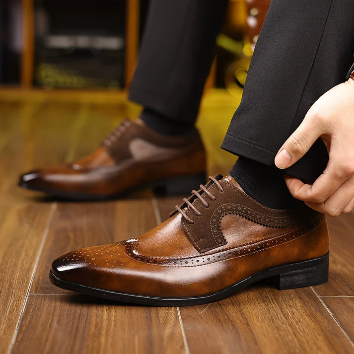 Classic Brogue Oxford Shoes