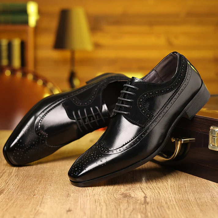 Classic Brogue Oxford Shoes