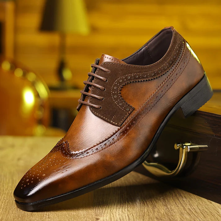 Classic Brogue Oxford Shoes
