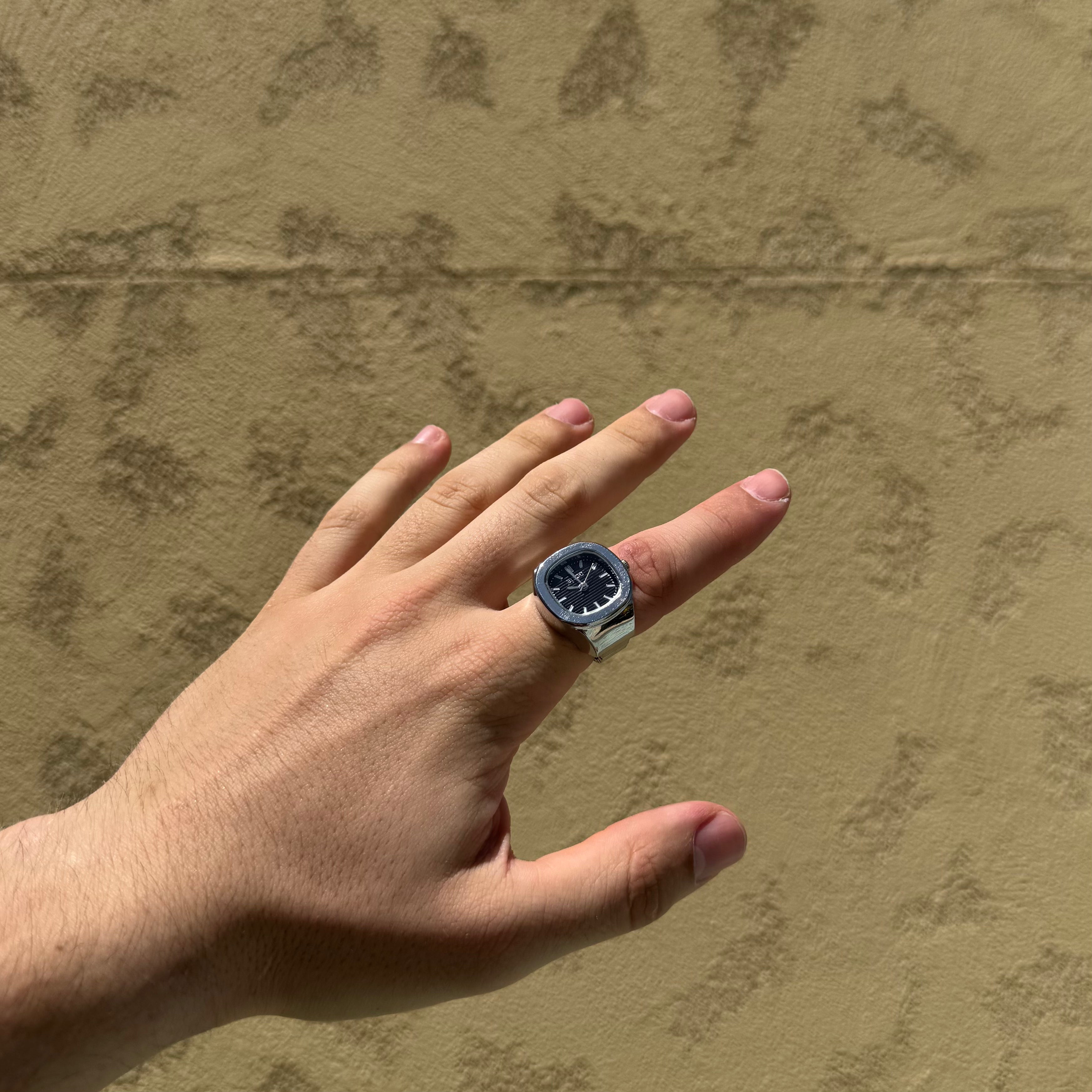 Elegant Touch Ring Watch