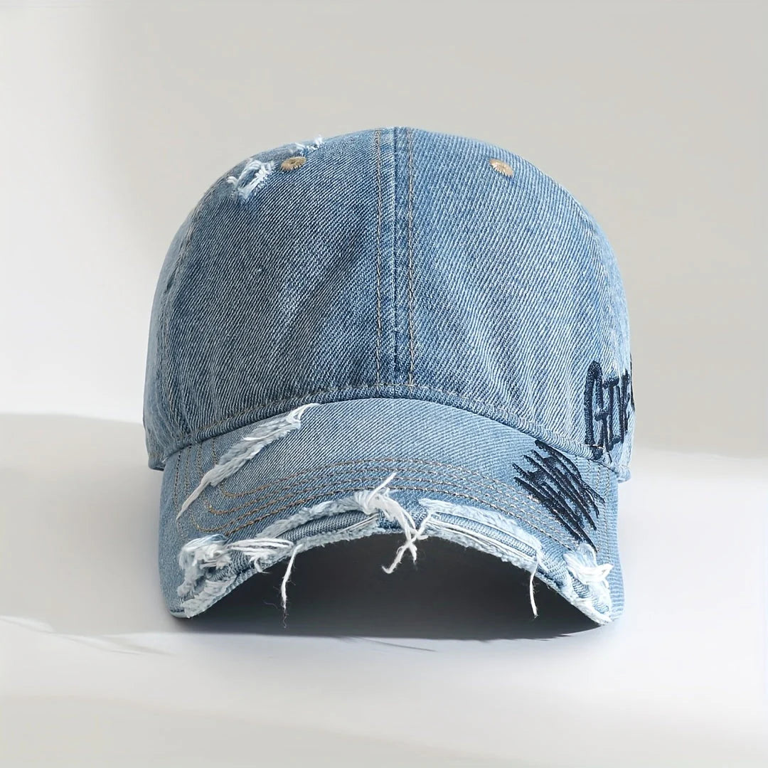 Vintage Washed Denim Cap