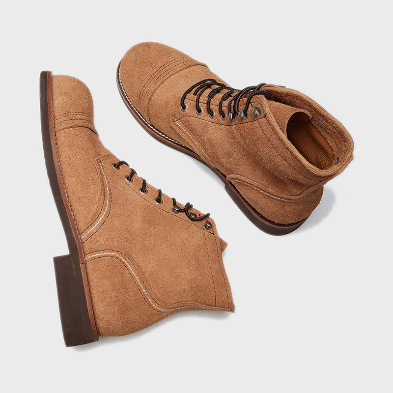 Leather Lace Up Boots