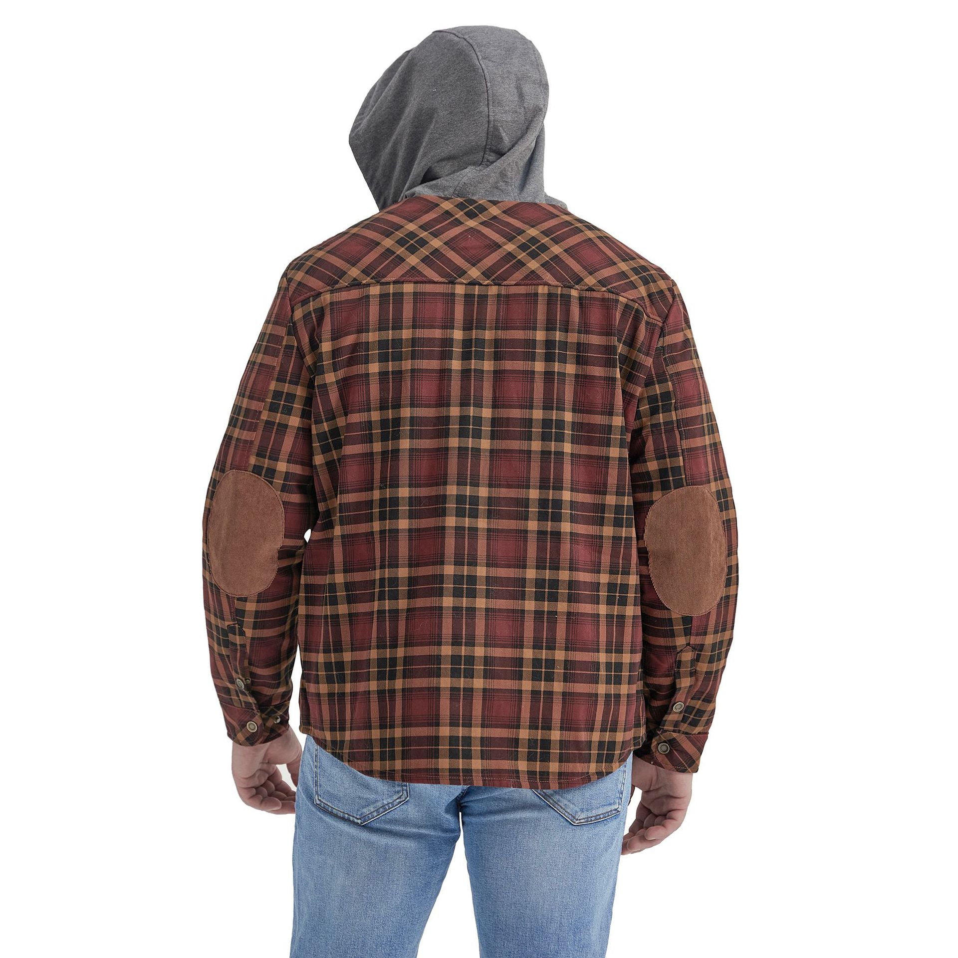Hooded Flannel Jacket