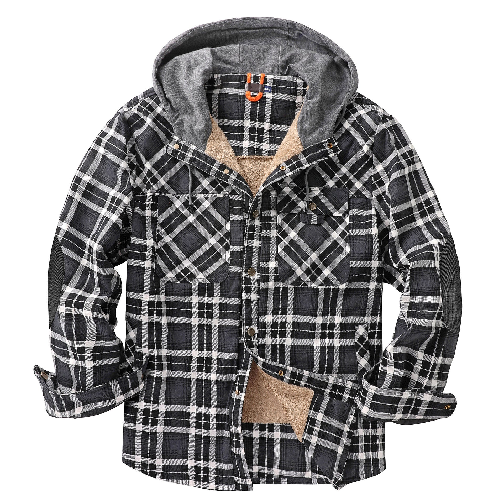 Hooded Flannel Jacket