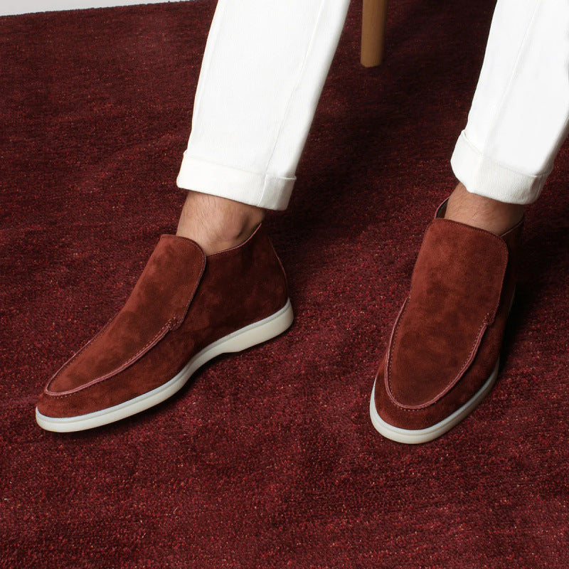 Mocassins modernes à coupe haute