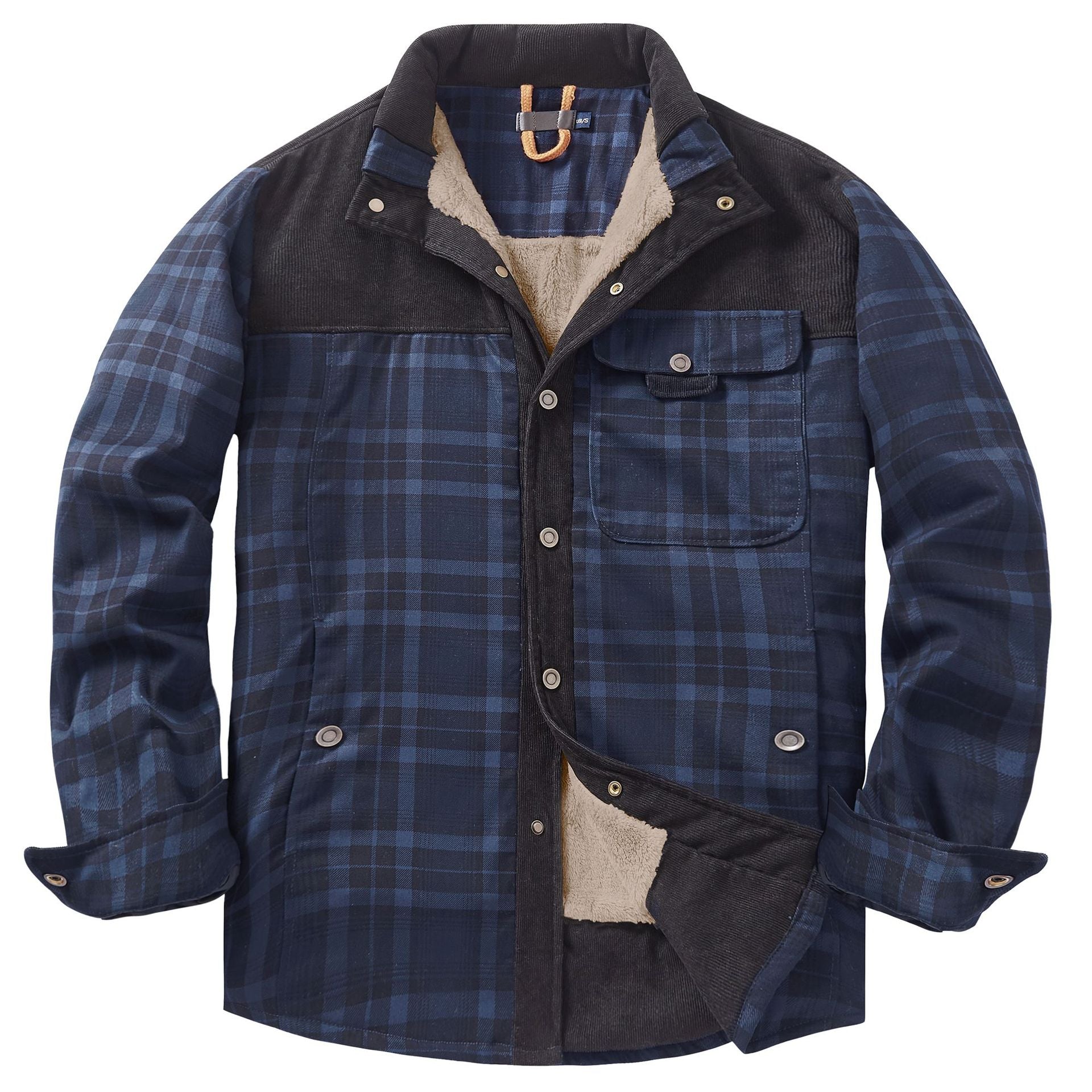 Hooded Flannel Jacket