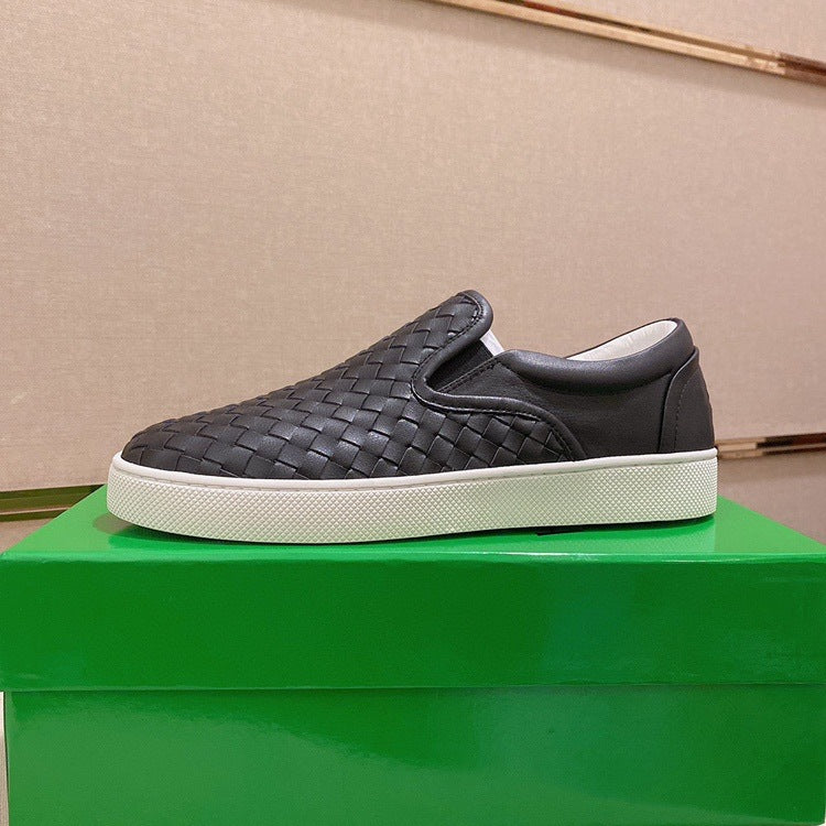 Leather Slip-On Loafers