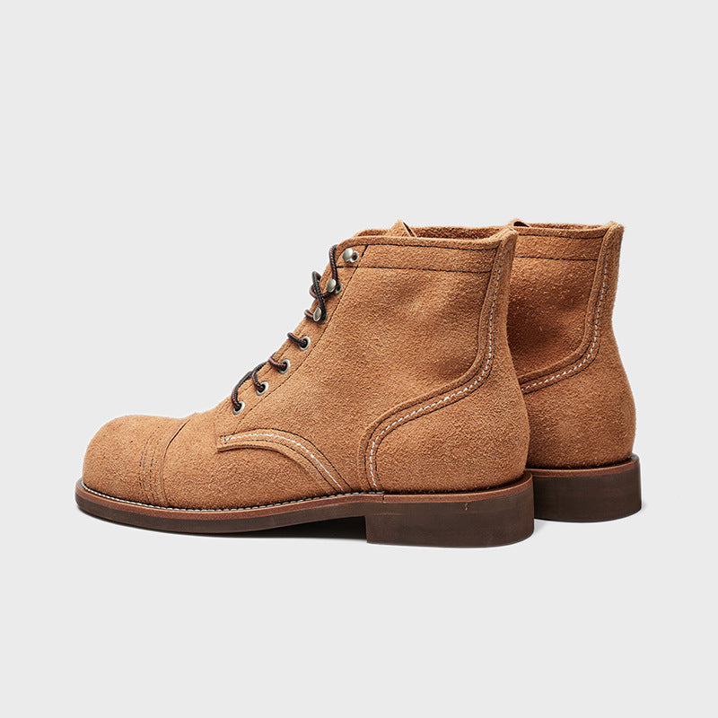 Leather Lace Up Boots