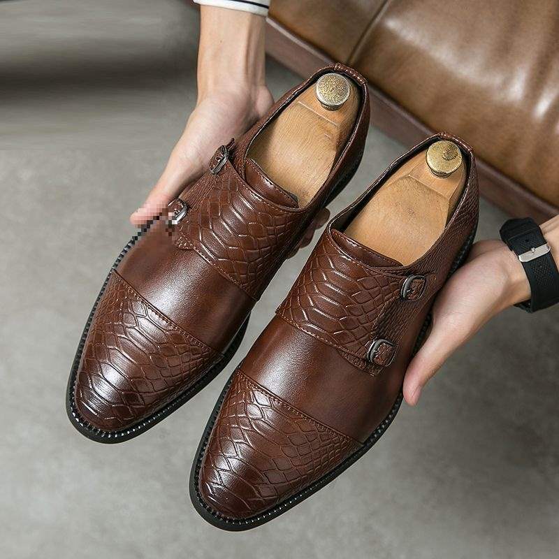 Double Buckle Dress Shoes