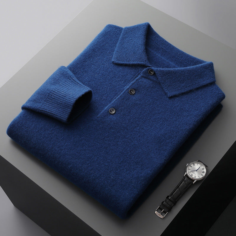 Wool Polo Sweater