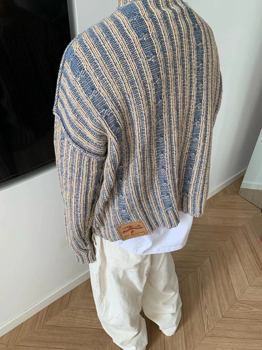 Striped Knit Sweater