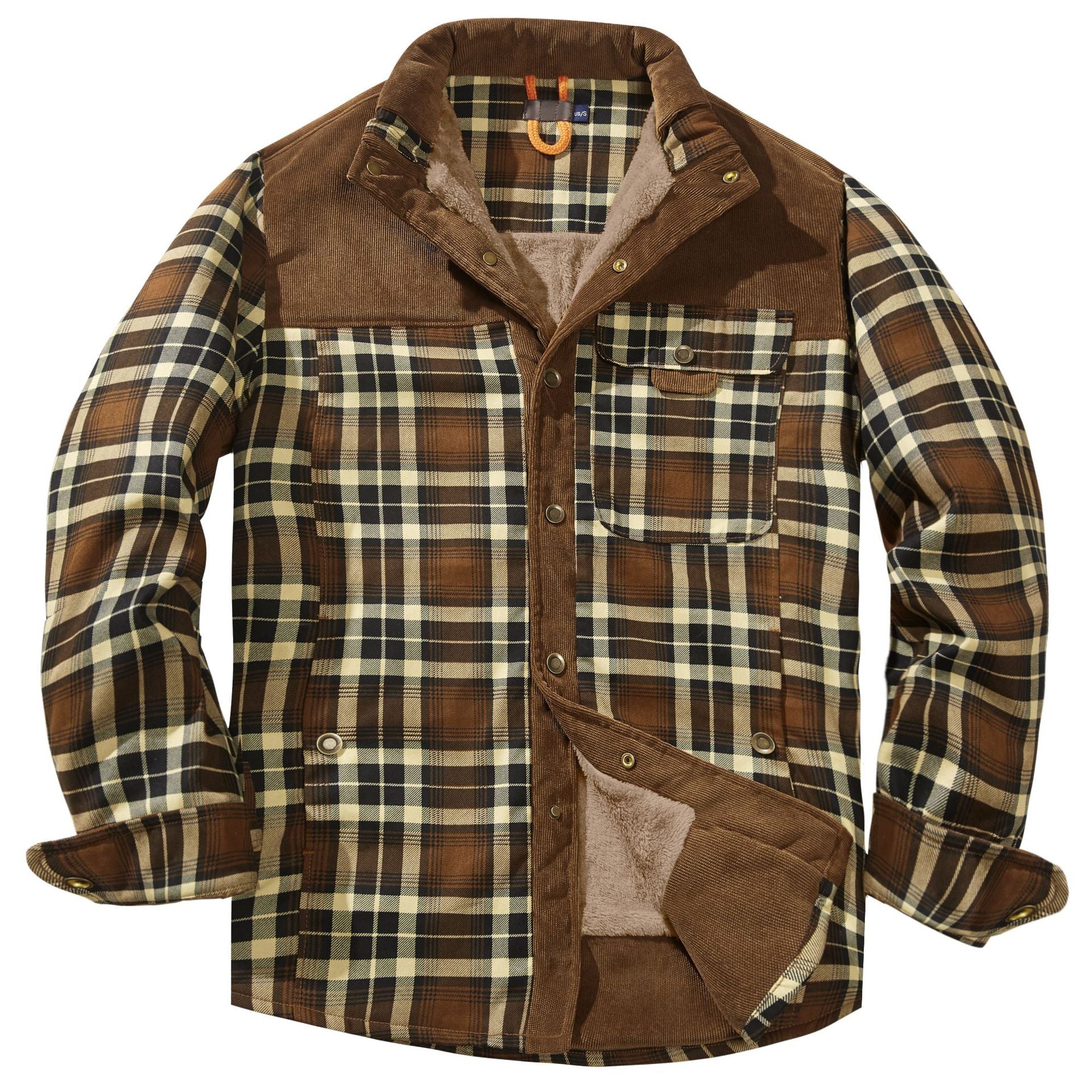 Hooded Flannel Jacket