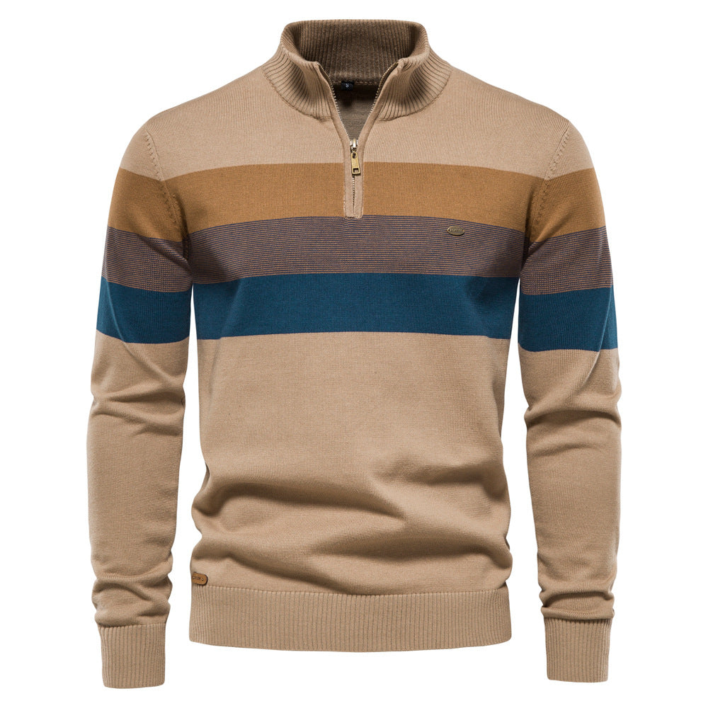 Men’s Zip Knit Sweater