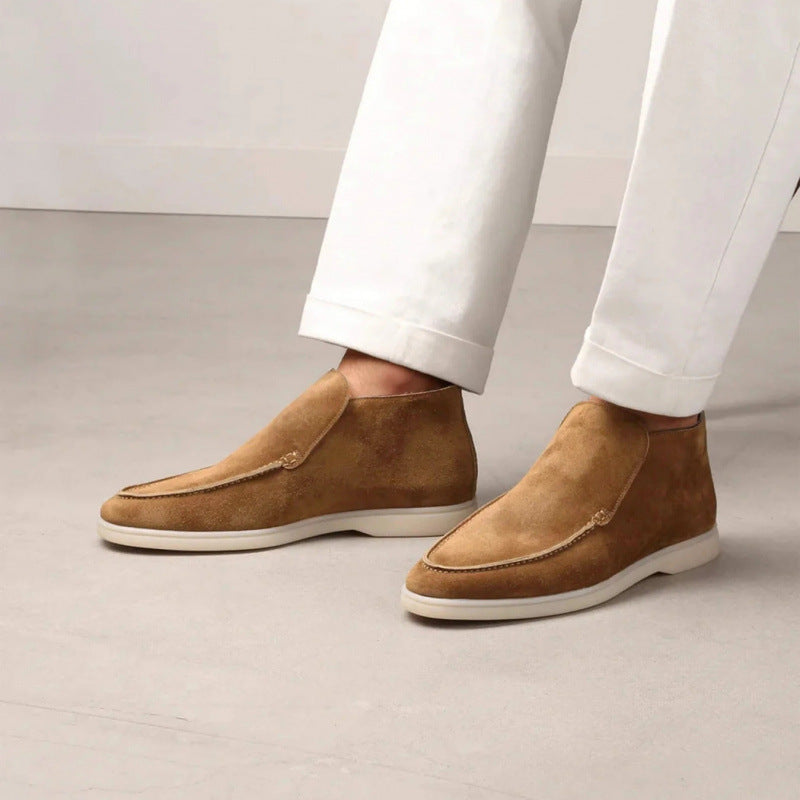 Mocassins modernes à coupe haute