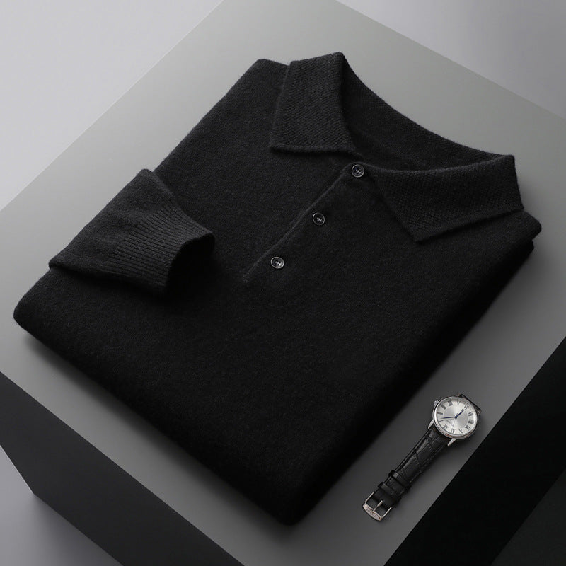 Wool Polo Sweater