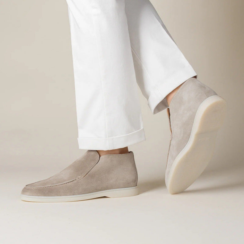 Mocassins modernes à coupe haute