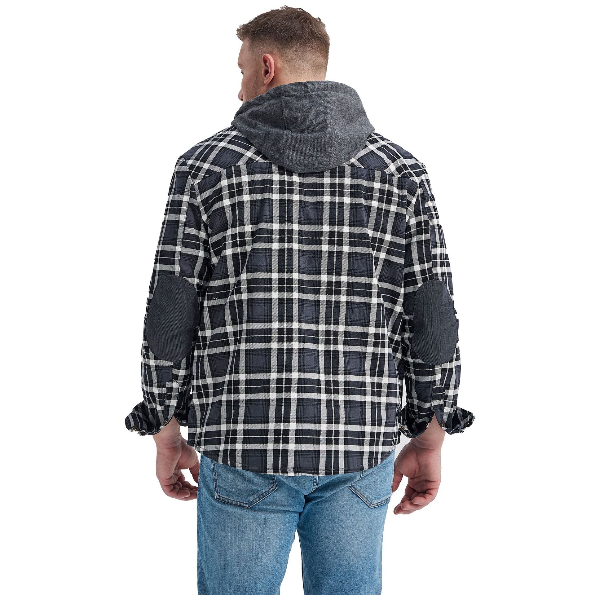 Hooded Flannel Jacket