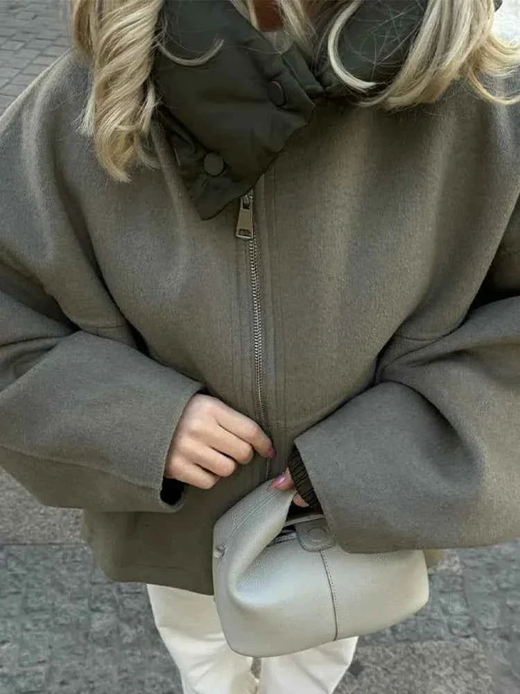 Women's Quilted Hooded Jacket