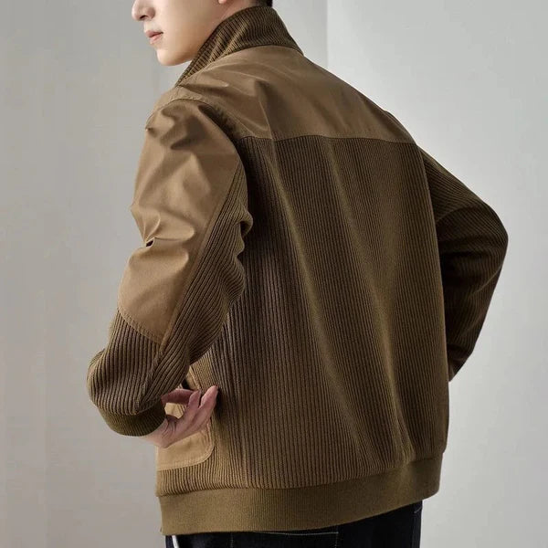 Patchwork Corduroy Jacket