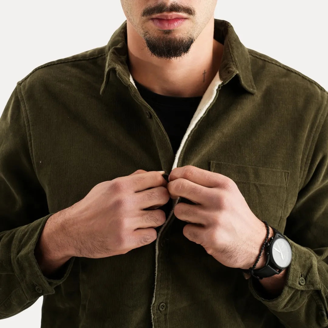 Corduroy Long Sleeve Shirt