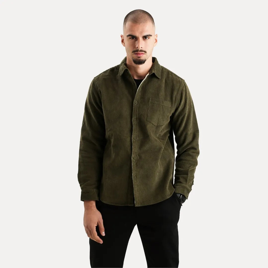 Corduroy Long Sleeve Shirt