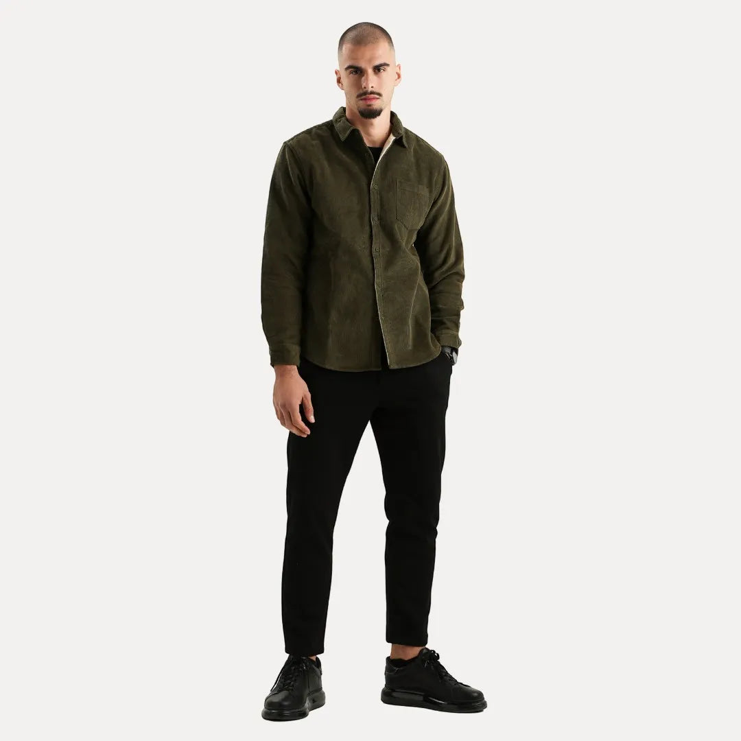 Corduroy Long Sleeve Shirt