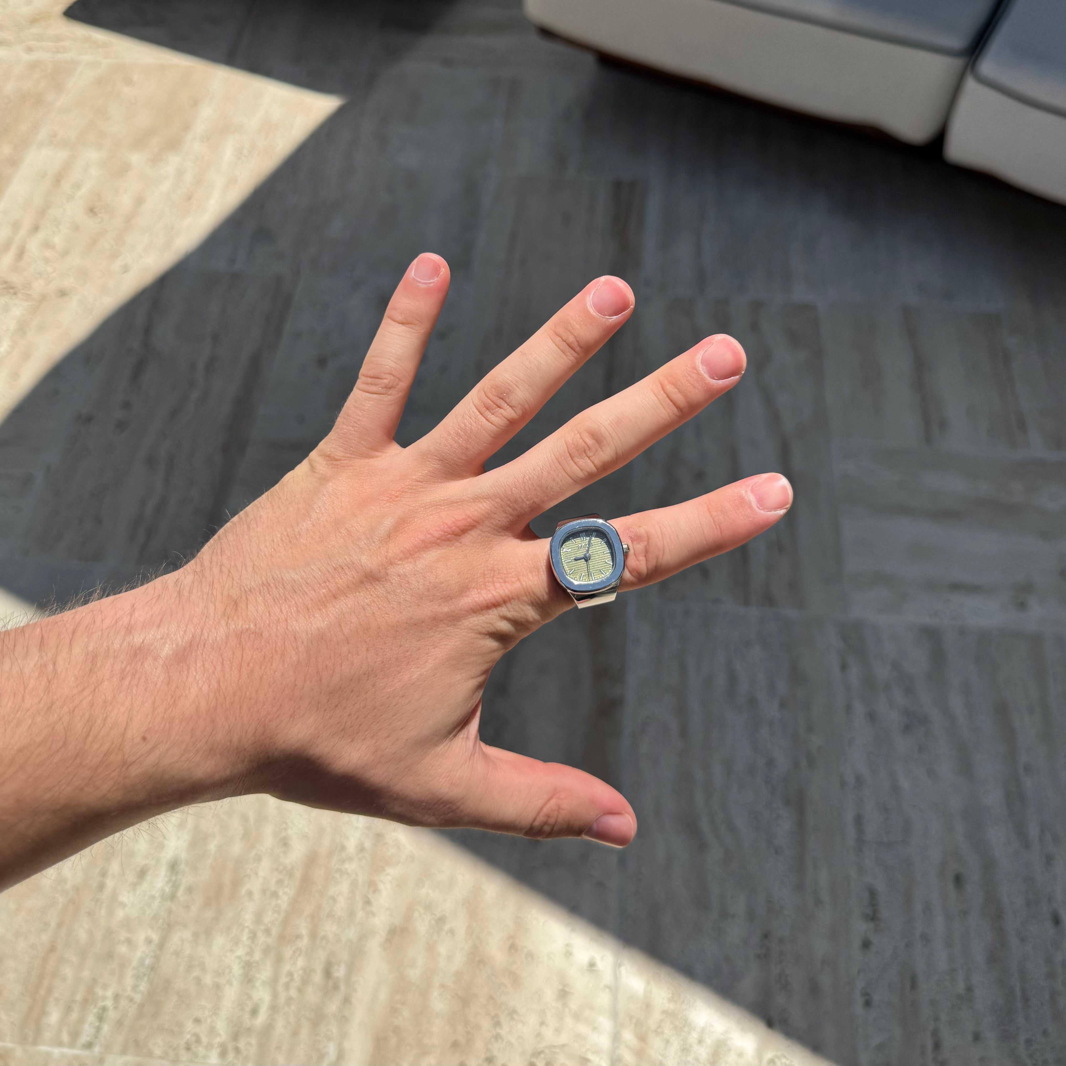 Elegant Touch Ring Watch