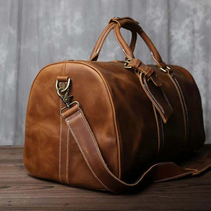 Leather Duffel Bag