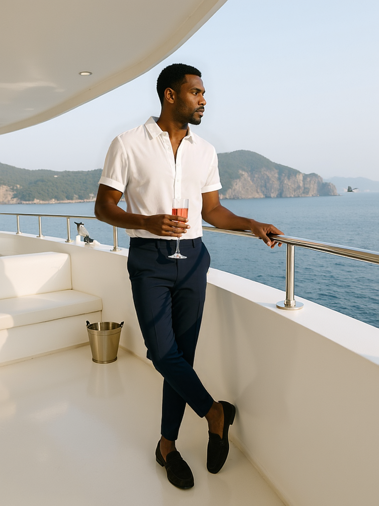 Chemise décontractée à manches courtes